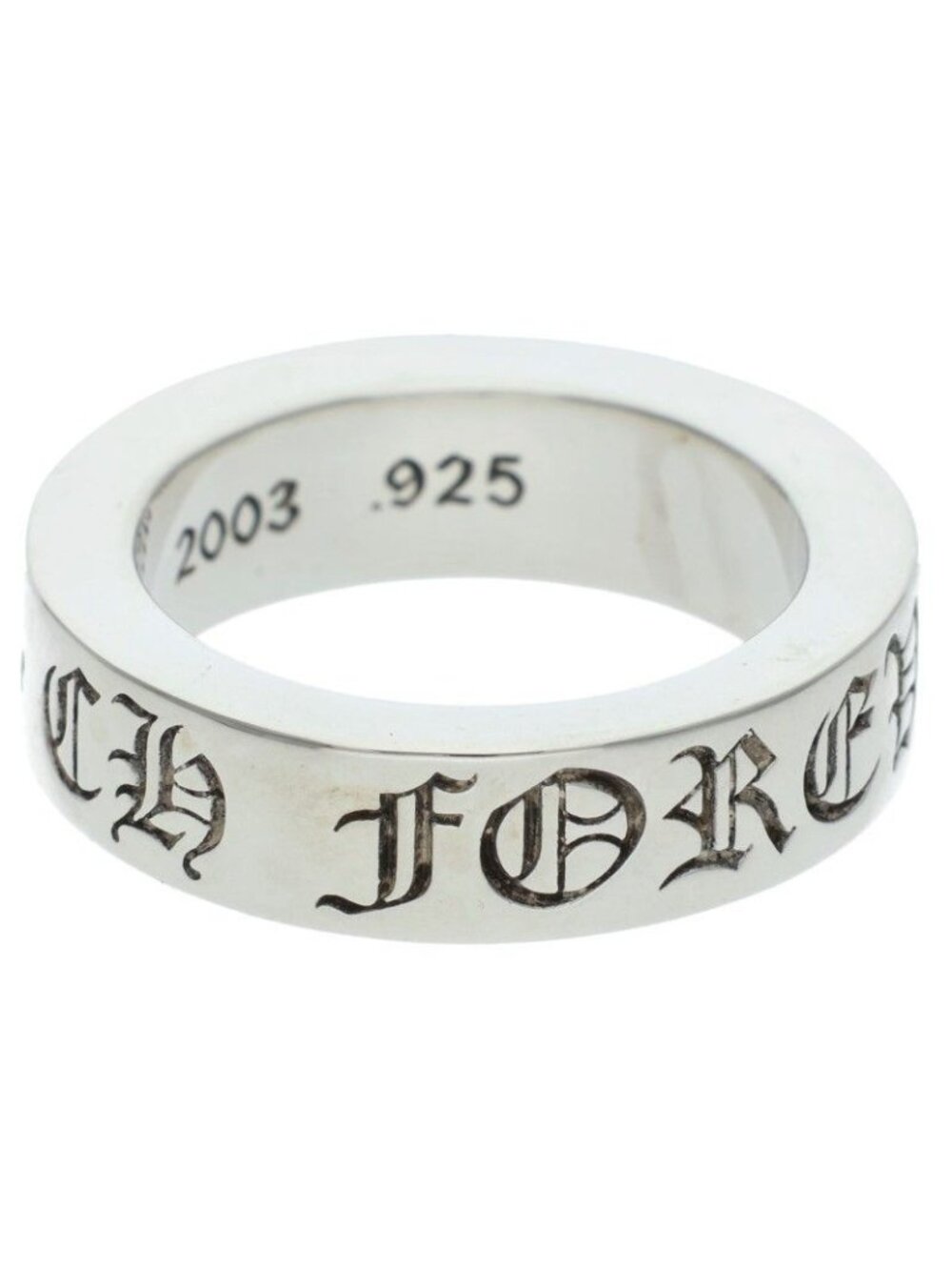 Chrome Hearts Spacer Forever Silver Ring